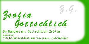 zsofia gottschlich business card